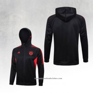 Jaqueta Hoodie Bayern de Munique 23/24 Preto