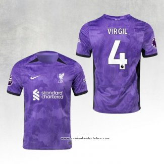 Camisola 3º Liverpool Jogador Virgil 23/24