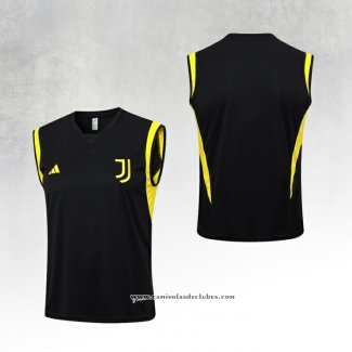 Camisola de Treinamento Juventus 23/24 Sin Mangas Preto