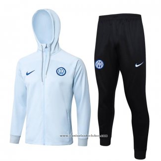 Fato de Treino Hoodie Inter de Milao 23/24 Azul