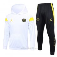 Fato de Treino Hoodie Paris Saint-Germain Jordan 23/24 Branco