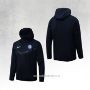 Jaqueta Hoodie Chelsea 22/23 Azul