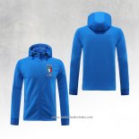 Jaqueta Hoodie Italia 22/23 Azul