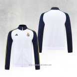 Jaqueta Real Madrid 22/23 Branco y Azul