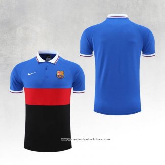 Camisola Polo del Barcelona 22/23 Azul Vermelho Preto