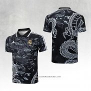 Camisola Polo del Real Madrid Dragon 24/25 Preto