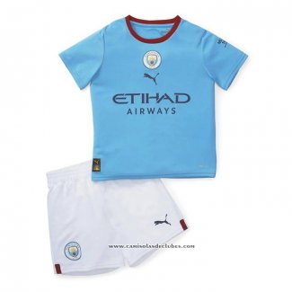 Camisola 1º Manchester City 22/23 Crianca