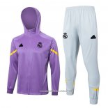 Fato de Treino Hoodie Real Madrid 24/25 Purpura