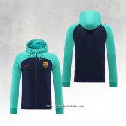 Jaqueta Hoodie Barcelona 22/23 Verde y Azul