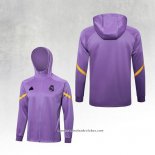 Jaqueta Hoodie Real Madrid 24/25 Purpura