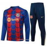 Sueter de Treinamento Barcelona 24/25 Crianca Azul y Vermelho