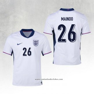 Camisola 1º Inglaterra Jogador Mainoo 2024