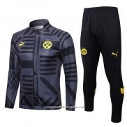 Jaqueta de Treinamento Dortmund 22/23 Preto y Cinza