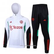 Sueter de Treinamento Manchester United 23/24 Crianca Branco