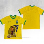 Camisola Brasil Pele Special 2022 Amarelo Tailandia