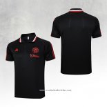 Camisola Polo del Manchester United 23/24 Preto