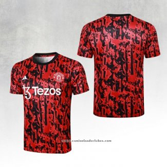 Camisola de Treinamento Manchester United 2023/24 Vermelho