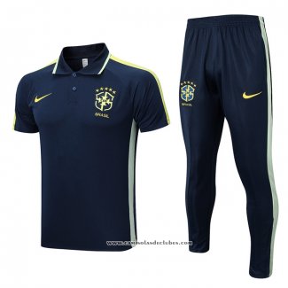 Conjunto Polo del Brasil 22/23 Azul Oscuro