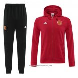 Fato de Treino Hoodie Manchester United 22/23 Vermelho