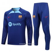 Sueter de Treinamento Barcelona 2022-2023 Azul