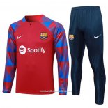 Sueter de Treinamento Barcelona 23/24 Crianca Vermelho