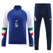 Sueter de Treinamento Italia 2023/24 Azul