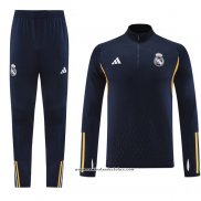 Sueter de Treinamento Real Madrid 2023/24 Azul