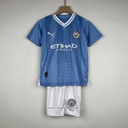 Camisola 1º Manchester City 23/24 Crianca