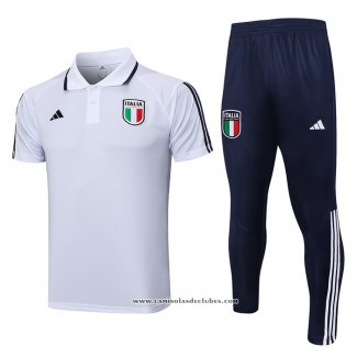 Conjunto Polo del Italia 23/24 Branco