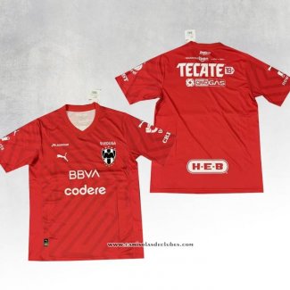 Camisola Monterrey Goleiro 23/24 Vermelho Tailandia