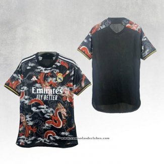 Camisola Real Madrid Dragon 24/25 Preto Tailandia