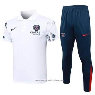 Conjunto Polo del Paris Saint-Germain 24/25 Branco