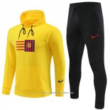 Fato de Treino Hoodie Barcelona 2023 Amarelo