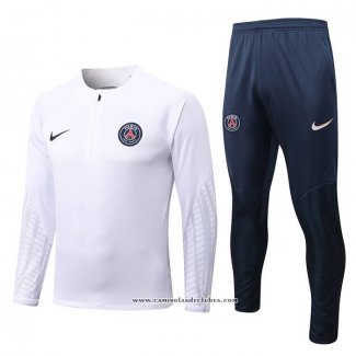 Sueter de Treinamento Paris Saint-Germain 22/23 Branco